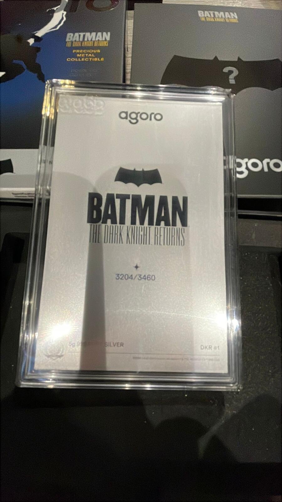 Agoro Batman The Dark Knight Returns 5g Silver Precious Metal Collectible