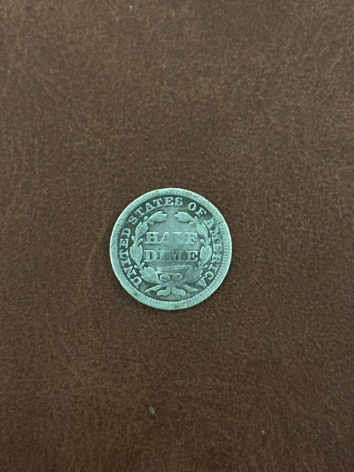 1853 U.S. Silver Half Dime Coin