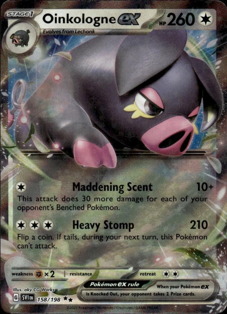 Oinkologne ex - Holo Double Rare SV01: Scarlet & Violet Base Set 2158/198 NM