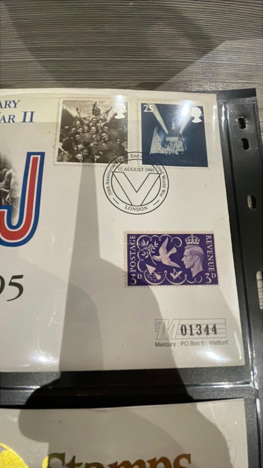 50th Anniversary VJ Day Commemorative Coin Cover 1995