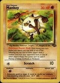 Mankey Unlimited Common Jungle 55/64 NM