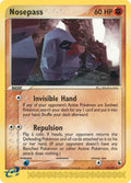 Nosepass Reverse Holo Rare Ruby and Sapphire 18/109 MP
