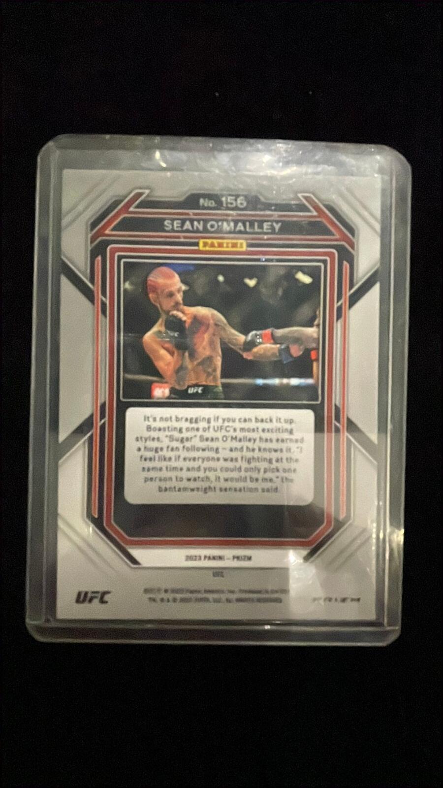 Panini 2023 Prizm Red Sean O'Malley UFC Trading Card #156