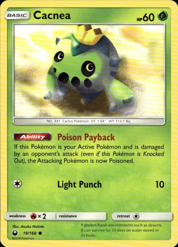 Cacnea Common SM - Celestial Storm 19/168 NM