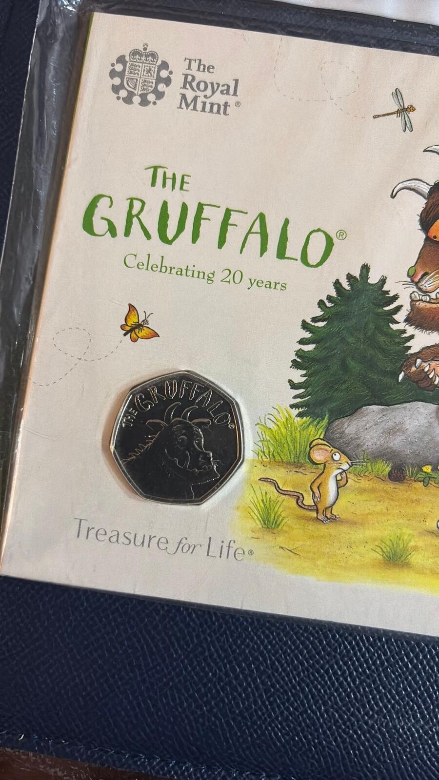 The Royal Mint The Gruffalo 50p Coin Celebrating 20 Years