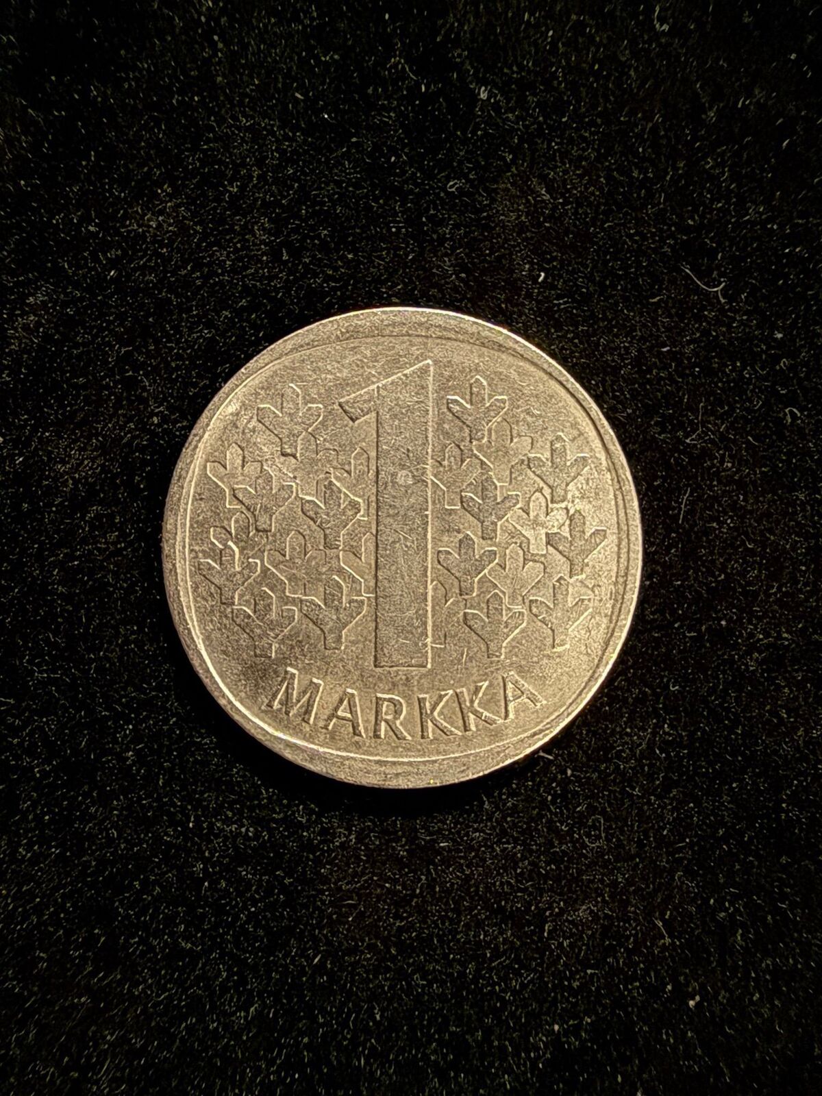 1986 Finnish 1 Markka Coin