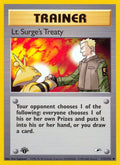 Lt. Surge's Treaty Unlimited Uncommon Gym Heroes 112/132 NM