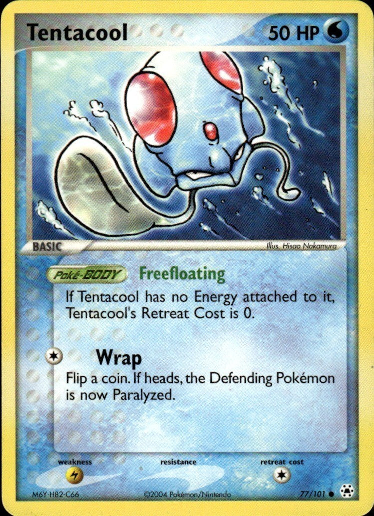 Tentacool Common Hidden Legends 77/101 NM