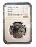 2018 Canada 1/2 oz Silver Polar Bear Coin MS 69 NGC