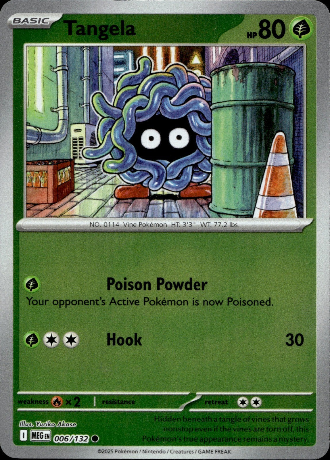 Tangela Common ME01: Mega Evolution 006/132 NM