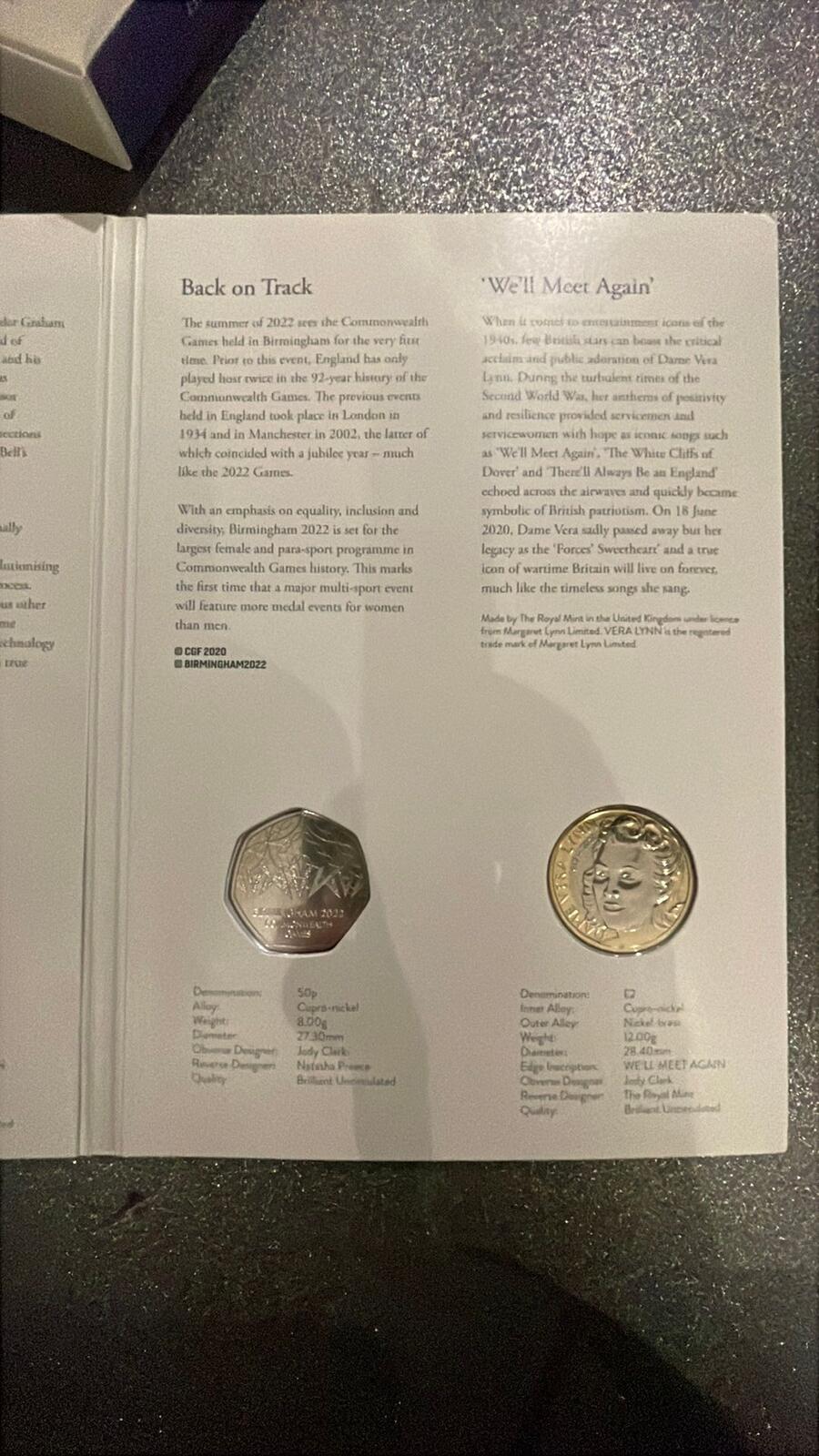 The Royal Mint 2022 United Kingdom Brilliant Uncirculated Annual Coin Set