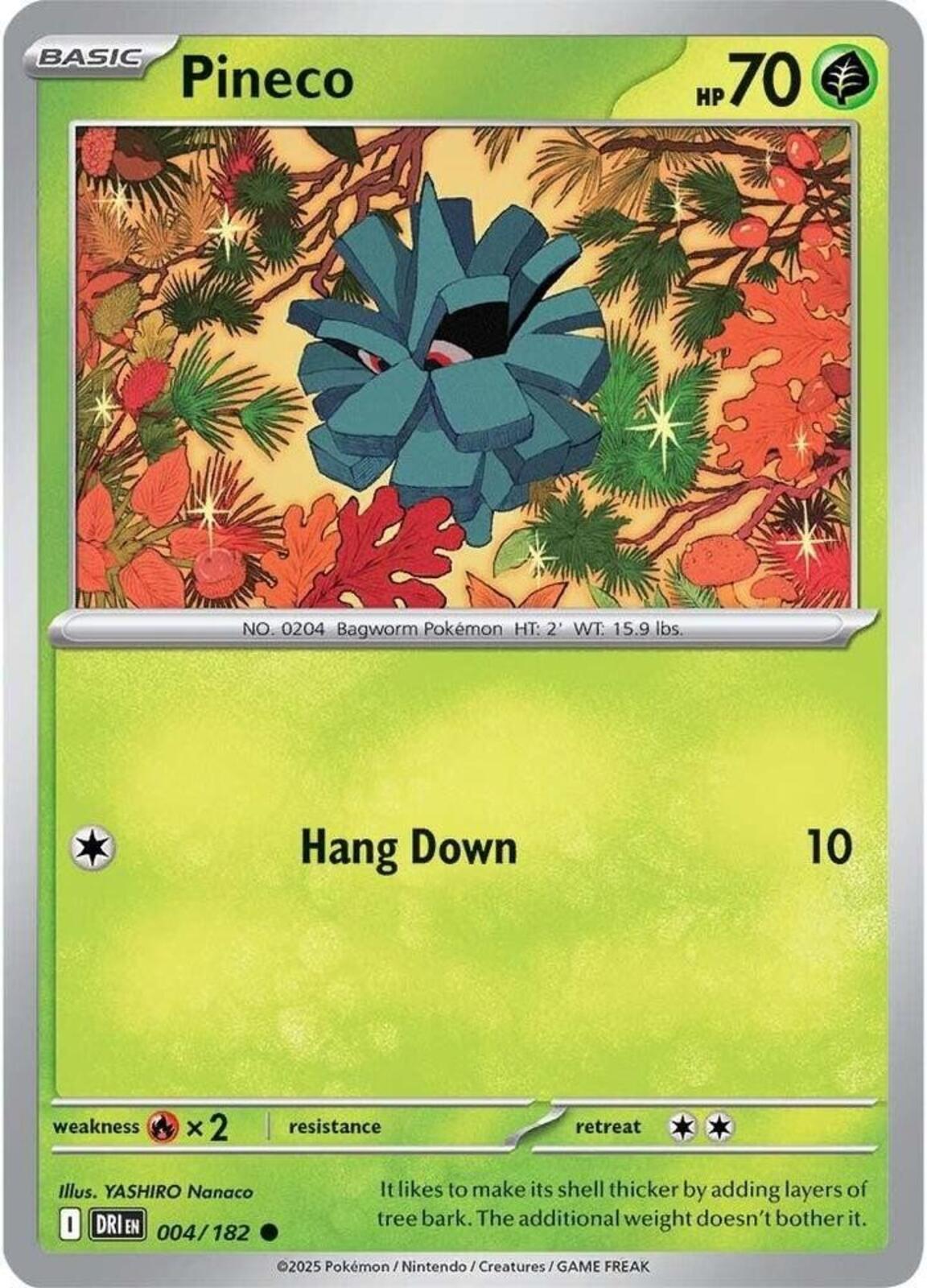 Pineco Common SV10: Destined Rivals 004/182 NM