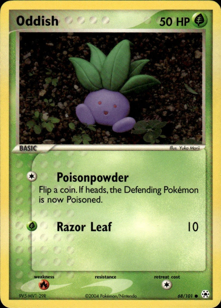 Oddish Common Hidden Legends 68/101 NM