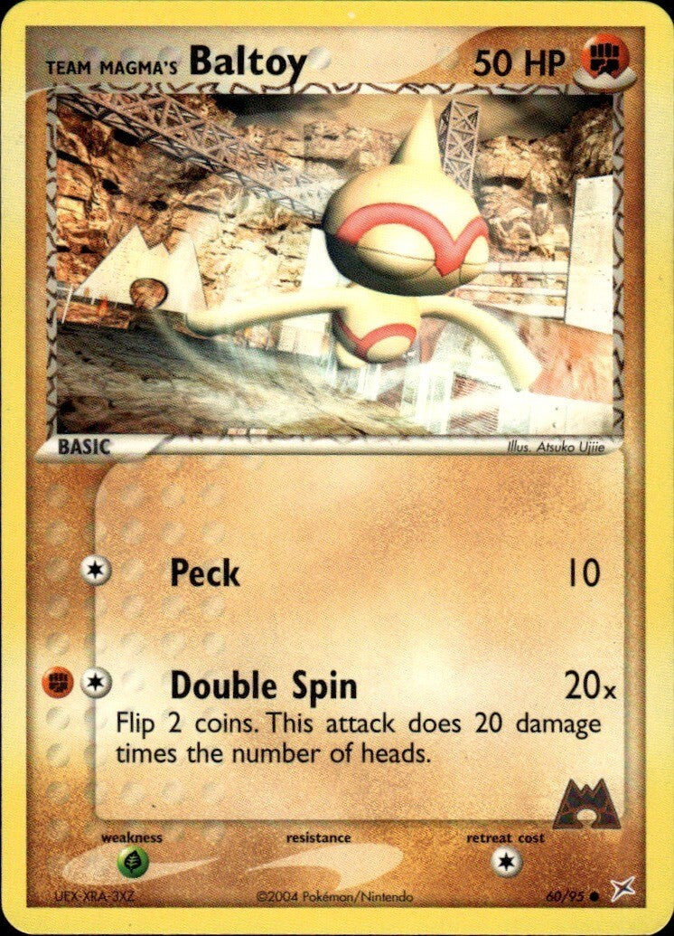 Team Magma's Baltoy Common Team Magma vs Team Aqua 60/95 NM