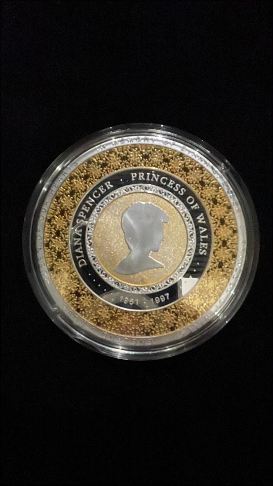 Proof Copper Princess Diana Commemorative Coin 2021