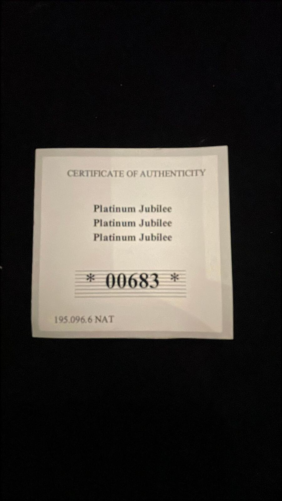 2021 Platinum Jubilee Queen Elizabeth II Proof Commemorative Coin