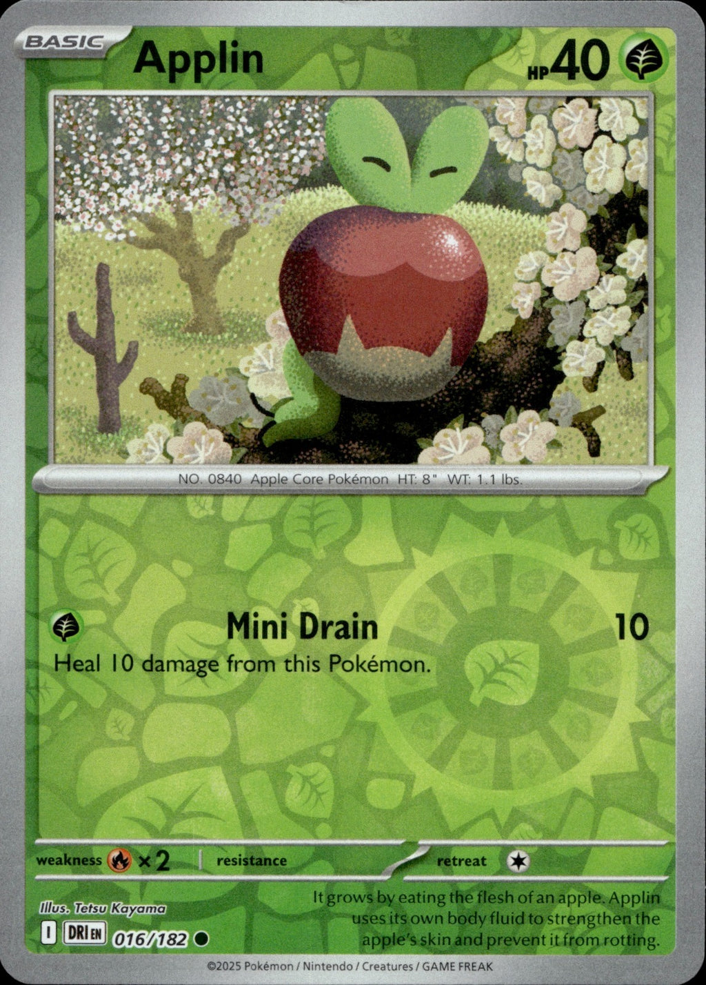 Applin Common SV10: Destined Rivals 016/182 NM