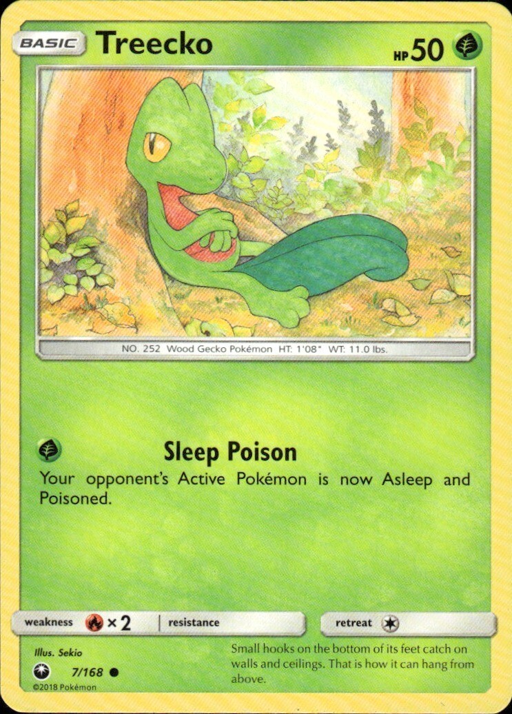 Treecko (7) Common SM - Celestial Storm 7/168 NM