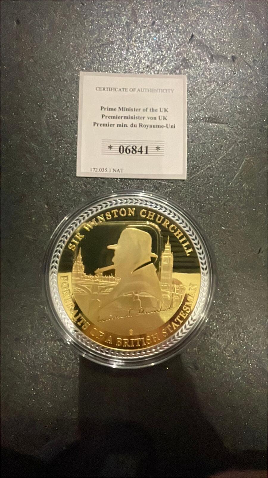 Copper Proof Coin 2020 Prime Minister of the UK Winston Churchill