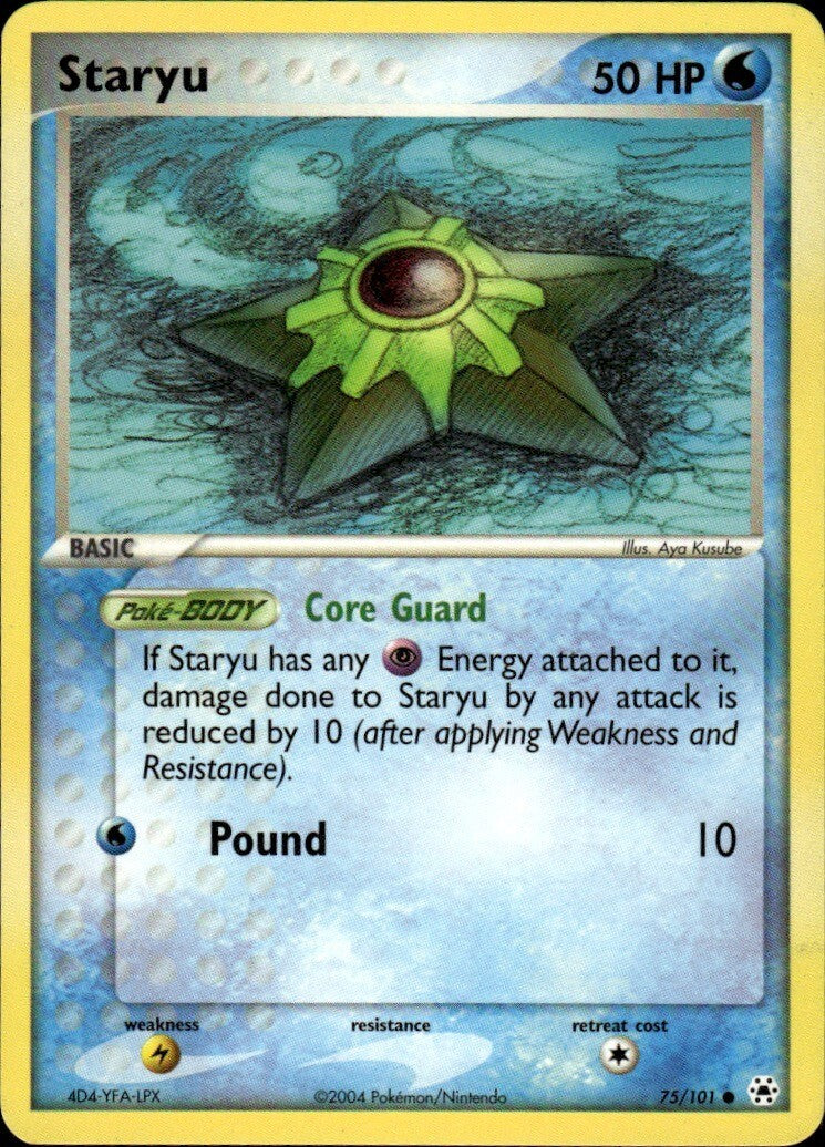 Staryu Common Hidden Legends 75/101 NM