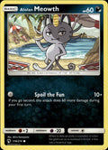 Alolan Meowth Common SM - Lost Thunder 118/214 NM