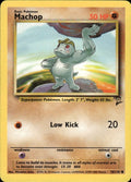 Machop Common Base Set 2 078/130 NM