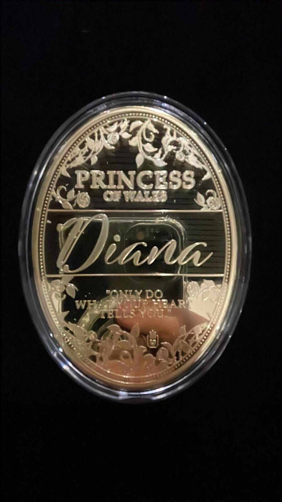 Princess Diana 1981 Gold Plated Collectible Medal