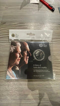The Royal Mint 2017 UK Platinum Wedding Anniversary £5 Proof Coin