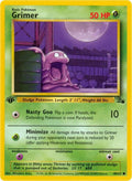 Grimer 1st Edition Common Fossil 48/62 - Superb Condition