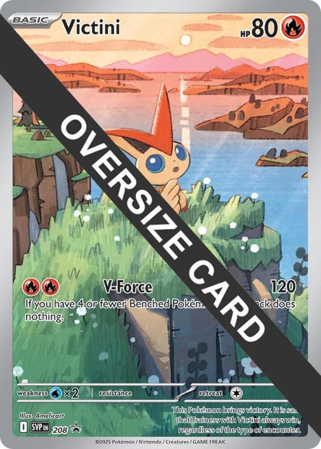 Victini Holo Promo Jumbo Cards 208 NM