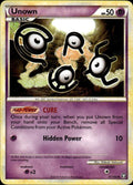 Unown Uncommon Triumphant 51/102 NM2
