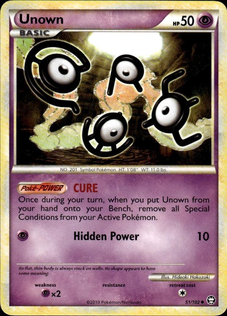 Unown Uncommon Triumphant 51/102 NM2