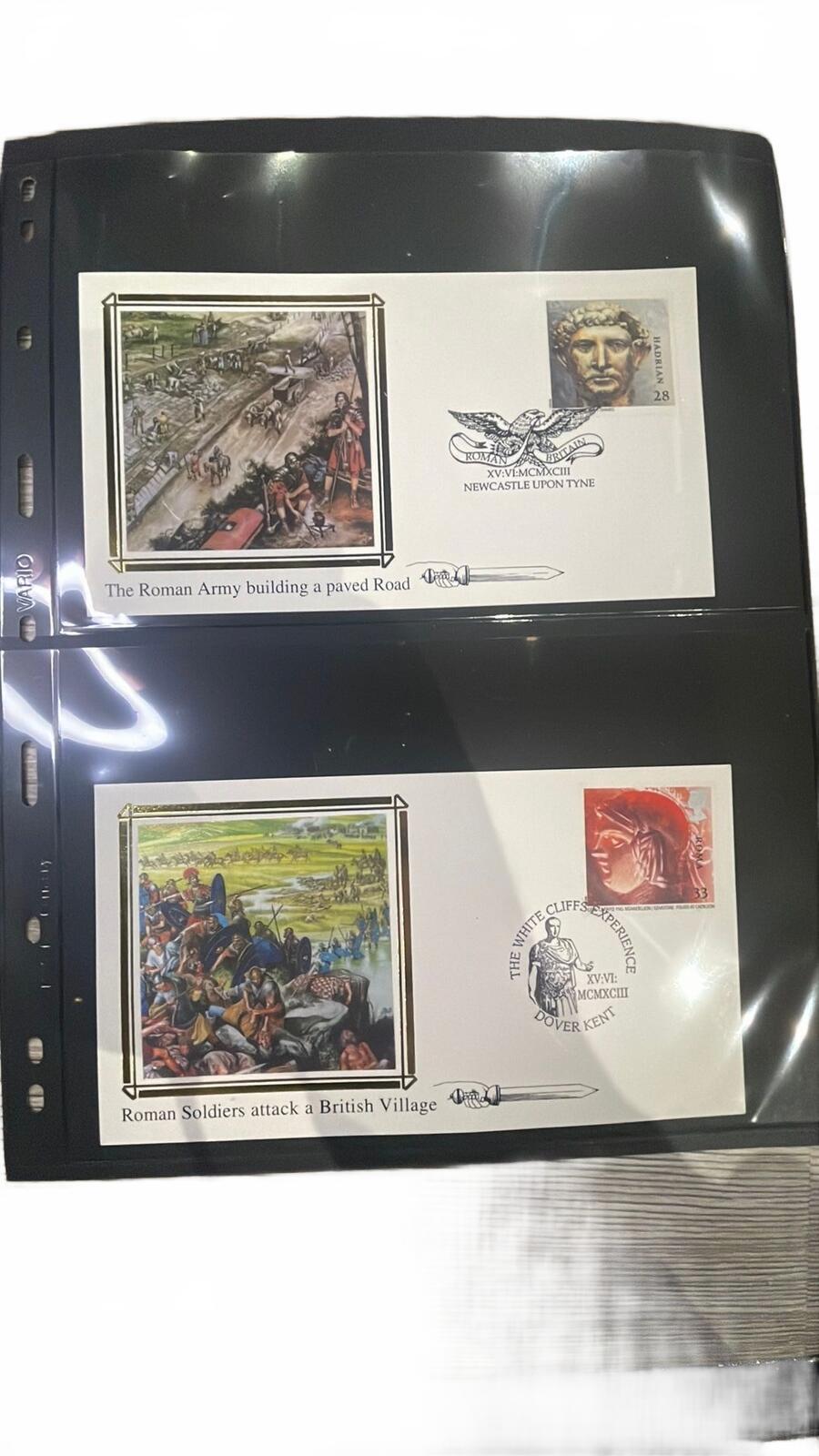 Roman Britain First Day Covers Collection