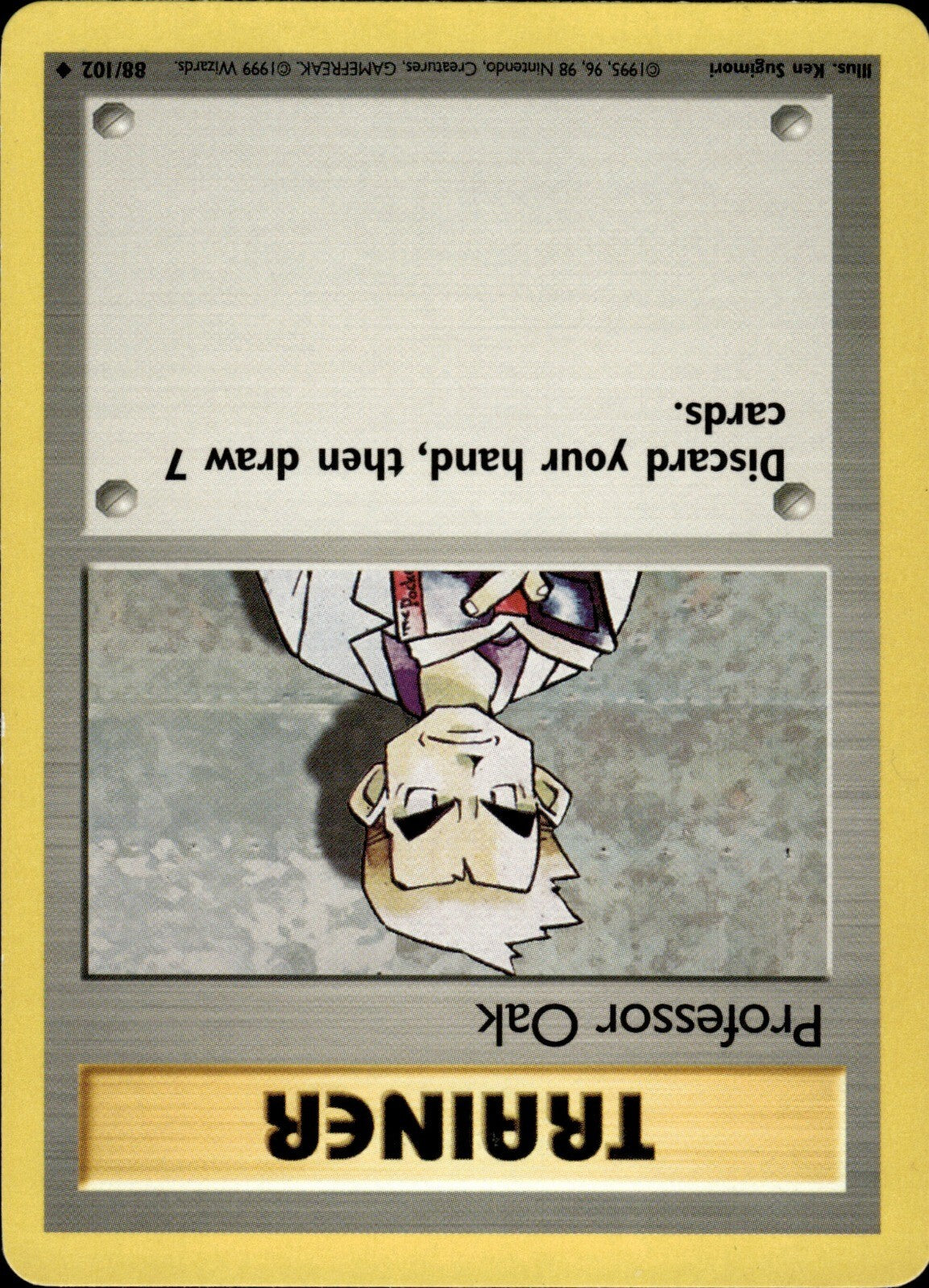 Professor Oak Uncommon Base Set 088/102 NM