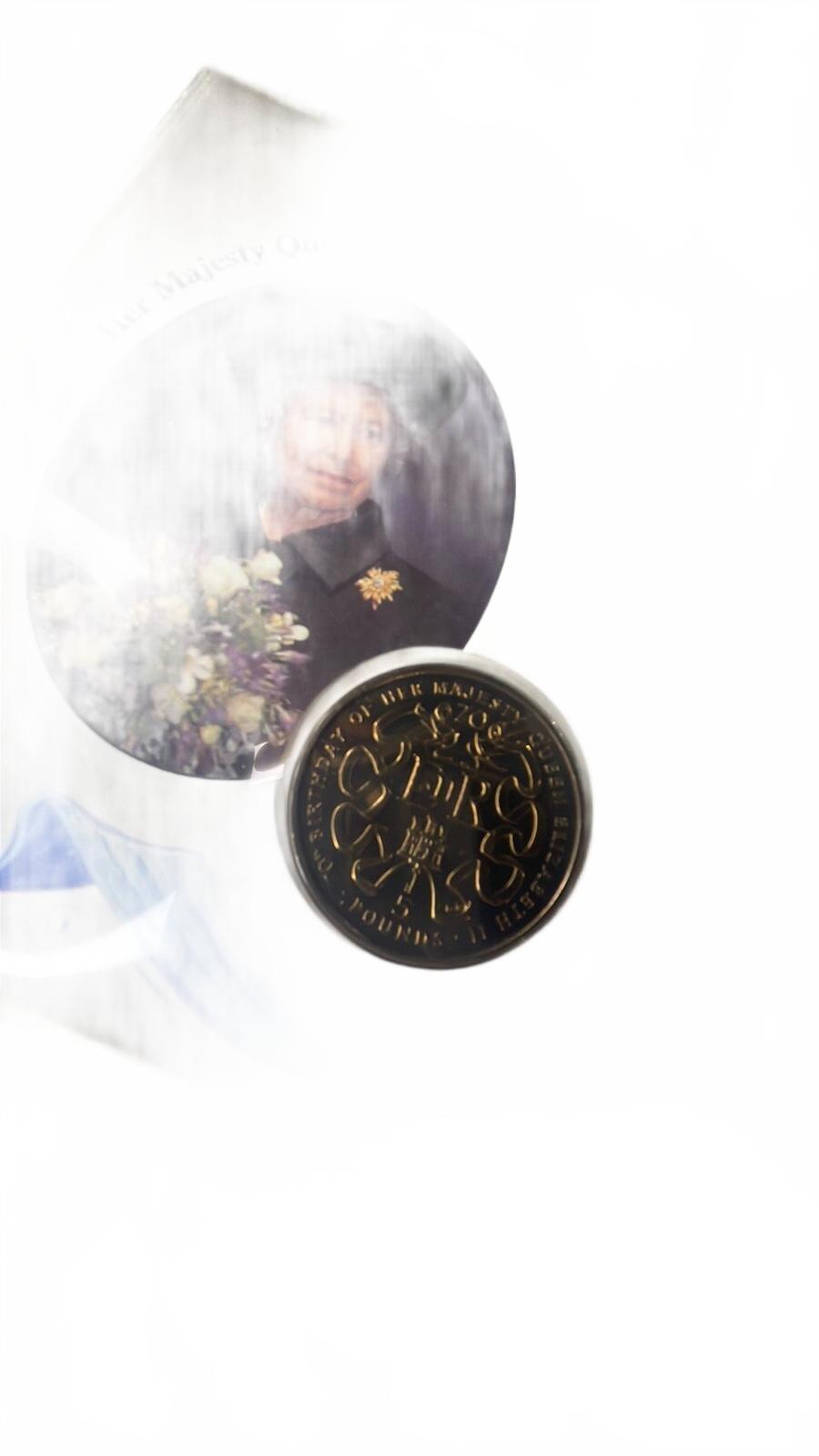 Gibraltar Her Majesty Queen Elizabeth II 70th Birthday Commemorative Coin Cover