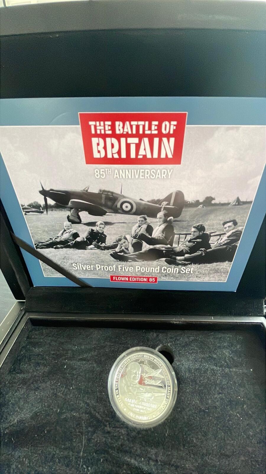 Battle of Britain 85th Anniversary Silver Proof Five Pound Coin Set 2025