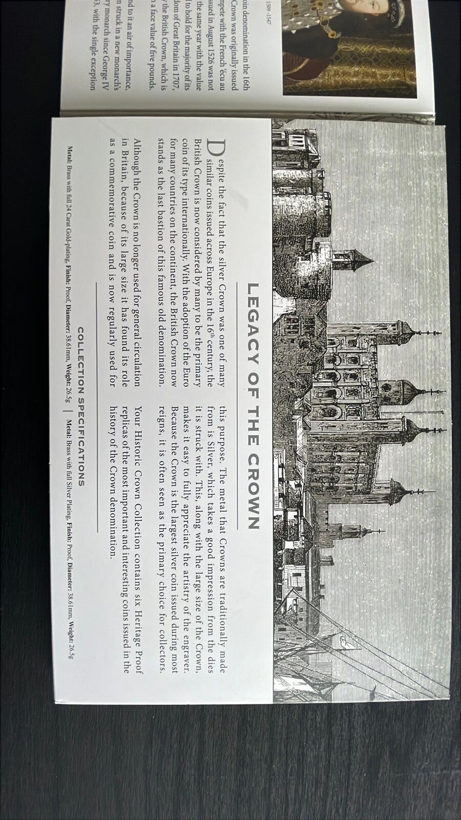 Heritage Proof Historic Crown Collection Silver Coins