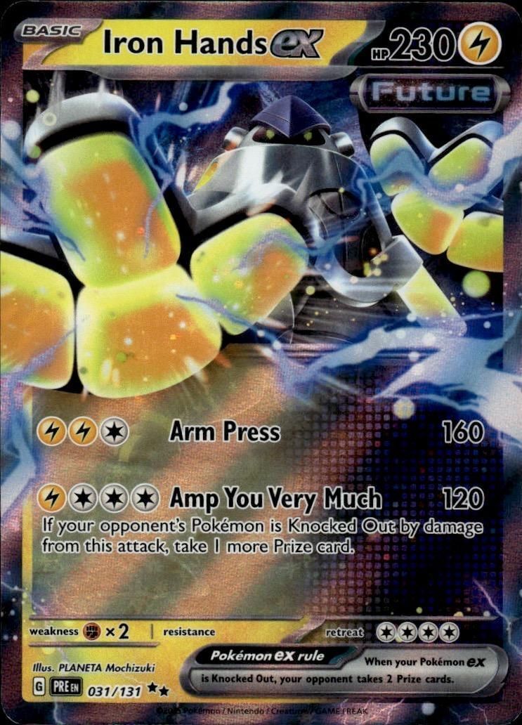 Iron Hands ex Holo Double Rare SV: Prismatic Evolutions 031/131 NM