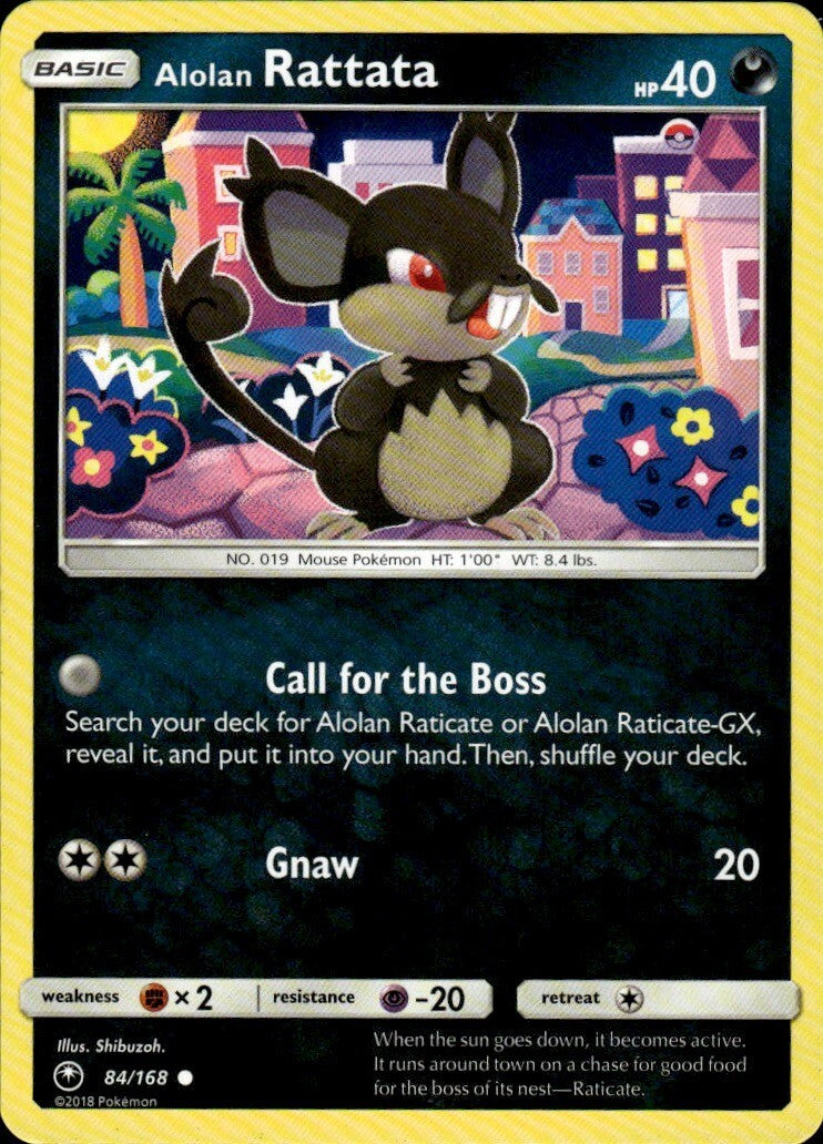 Alolan Rattata Common SM - Celestial Storm 84/168 NM