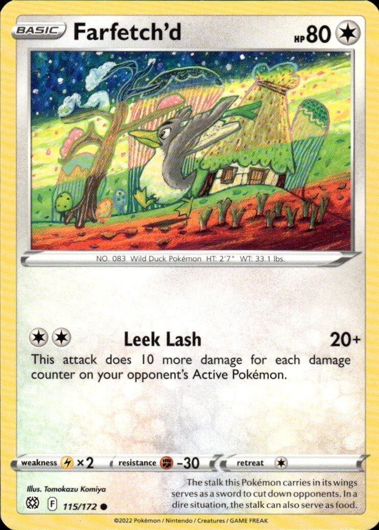 Farfetch'd Common SWSH09: Brilliant Stars 115/172 NM