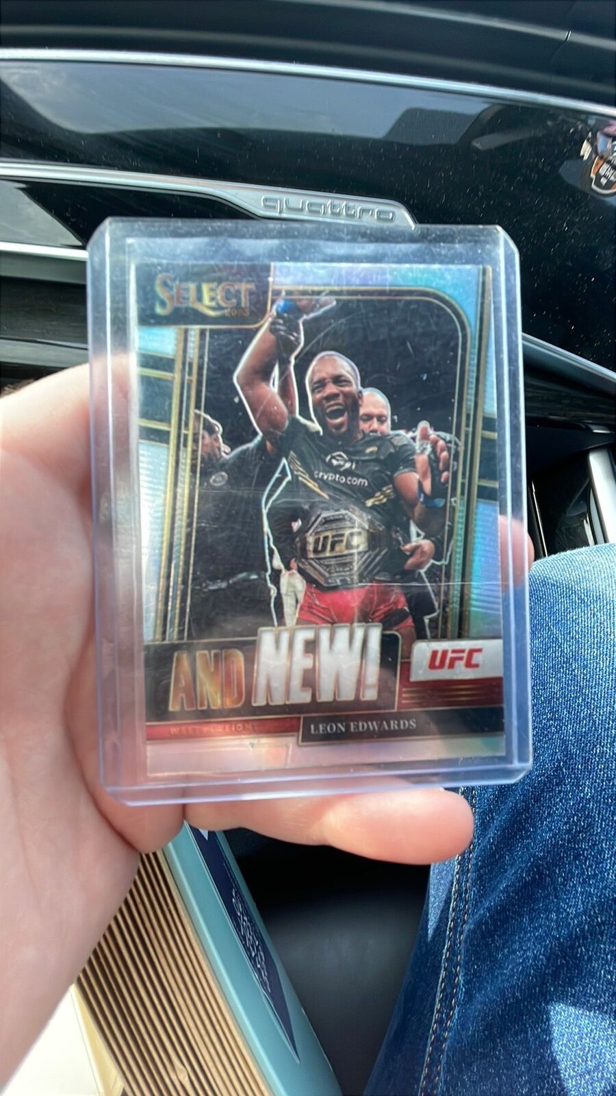 Panini 2023 Select UFC Leon Edwards Trading Card No. 10