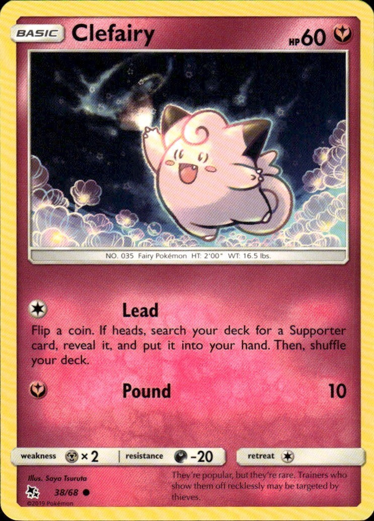 Clefairy (38) Common Hidden Fates 38/68 NM