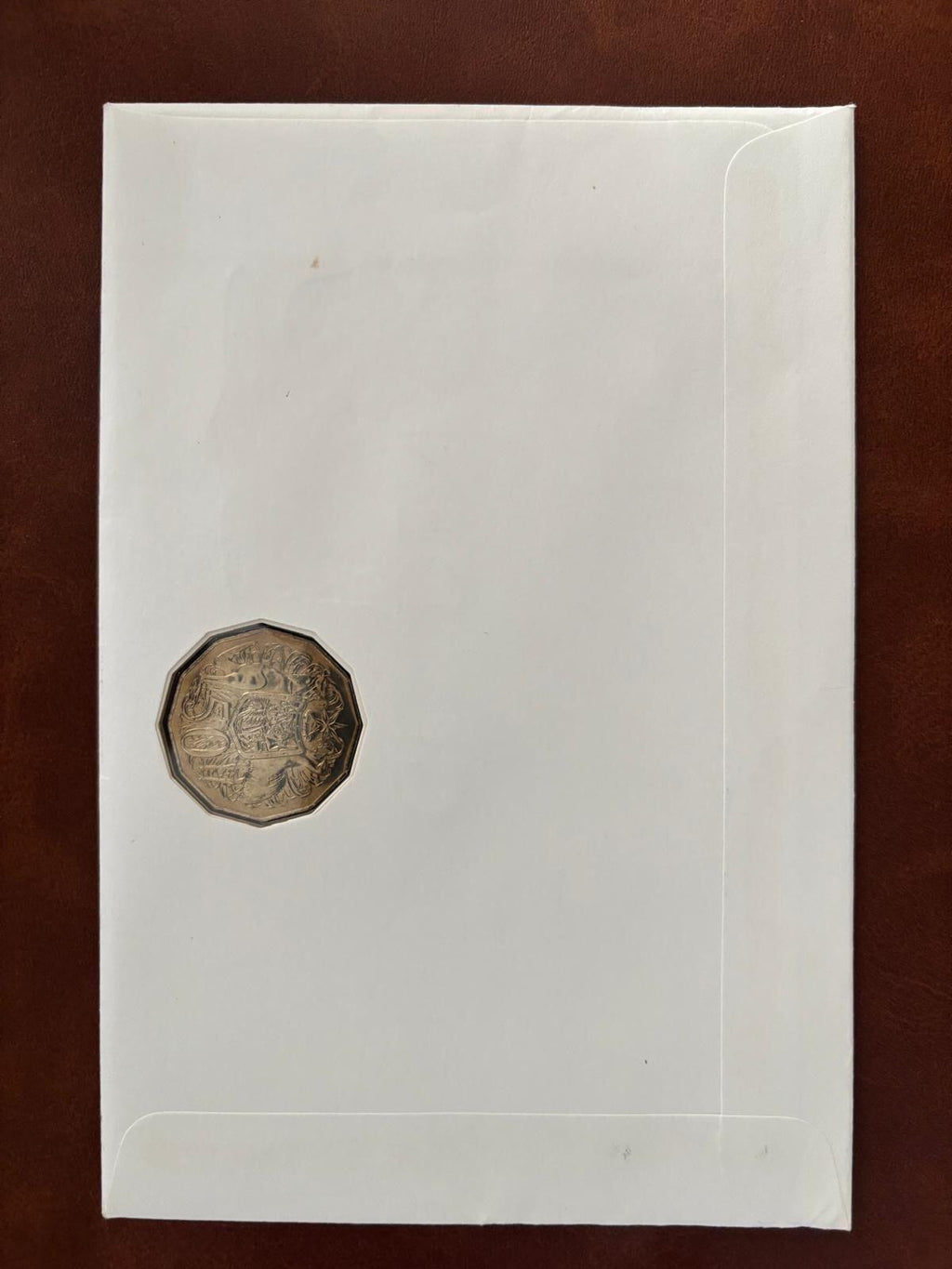 1997 Australian Golden Wedding Anniversary Proof Coin First Day Cover