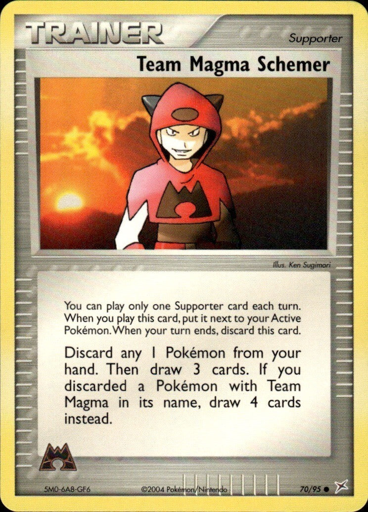 Team Magma Schemer Common Team Magma vs Team Aqua 70/95 NM