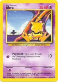 Abra Common Base Set 043/102 - Superb Condition