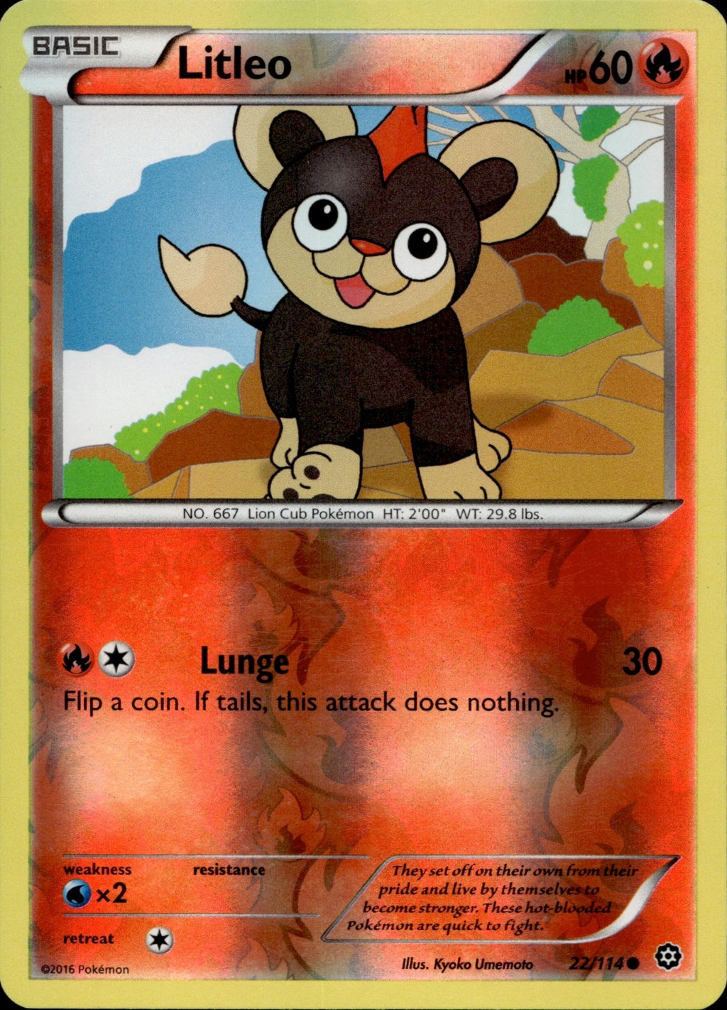 Litleo Common XY - Steam Siege 22/114 NM