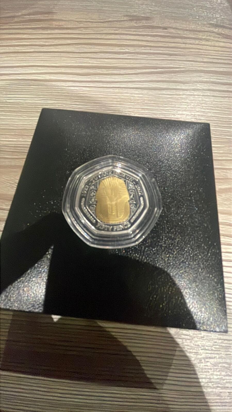 Isle of Man 2023 Silver Proof Fifty Pence Coin - Tutankhamun's Tomb