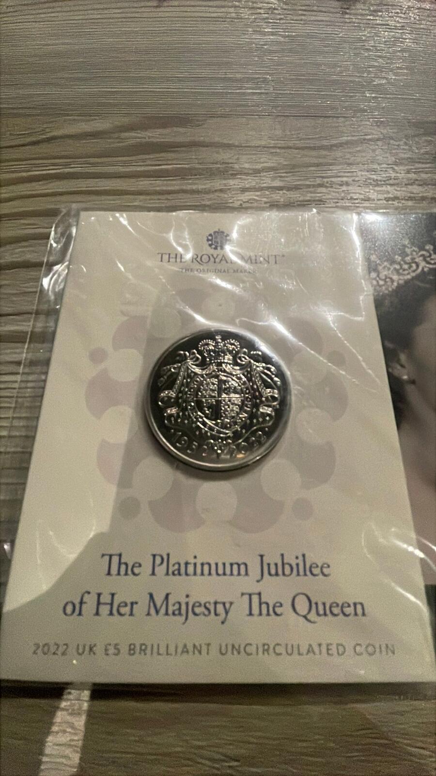 The Royal Mint 2022 Platinum Jubilee £5 Coin