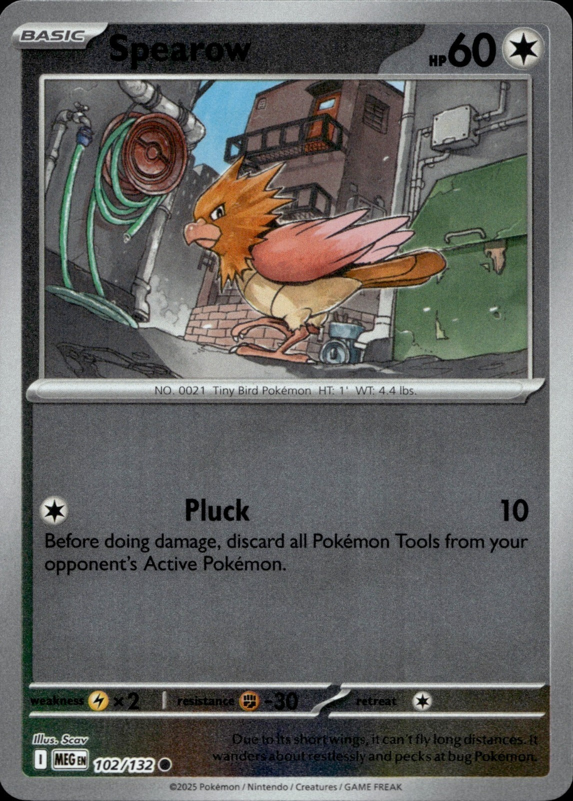 Spearow Common ME01: Mega Evolution 102/132 NM