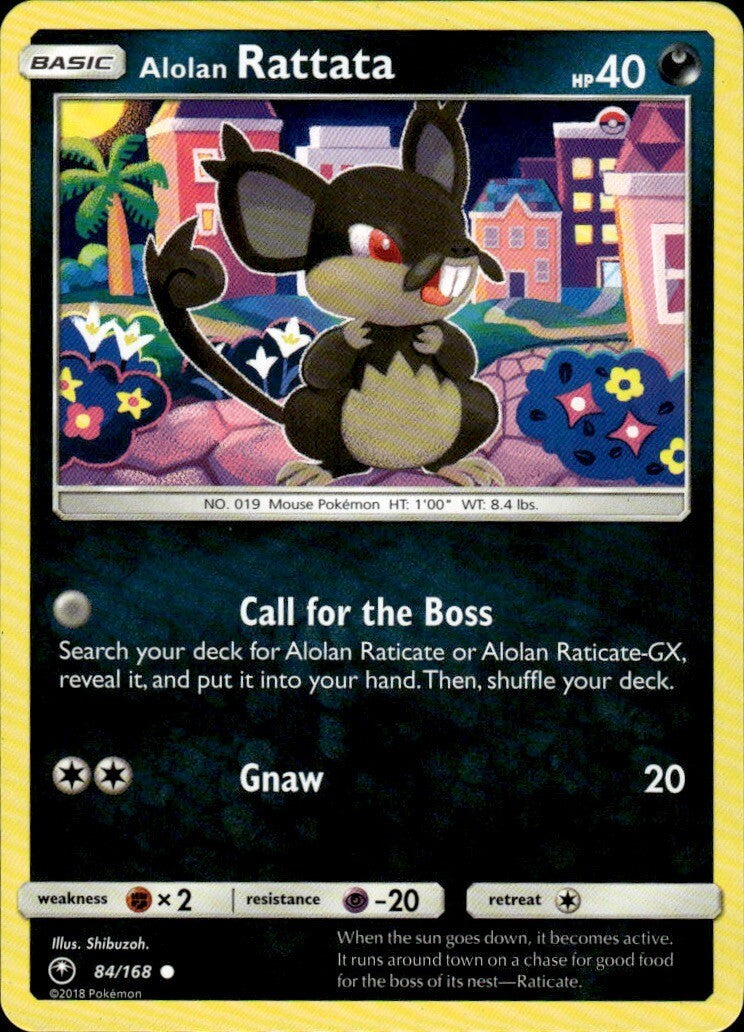 Alolan Rattata Common SM - Celestial Storm 84/168 NM